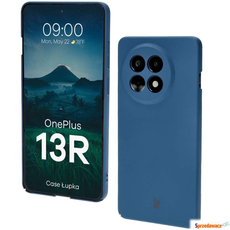 Etui Bizon Case Łupka do OnePlus 13R, niebieskie - Etui na smartfony - Kędzierzyn-Koźle