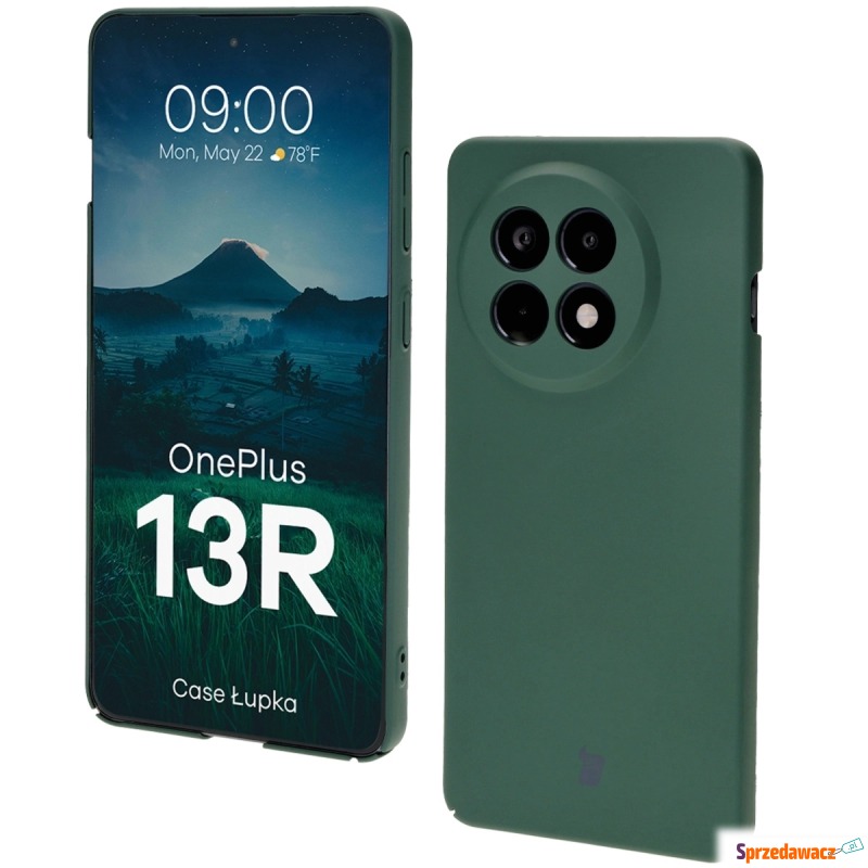 Etui Bizon Case Łupka do OnePlus 13R, zielone - Etui na smartfony - Gorzów Wielkopolski