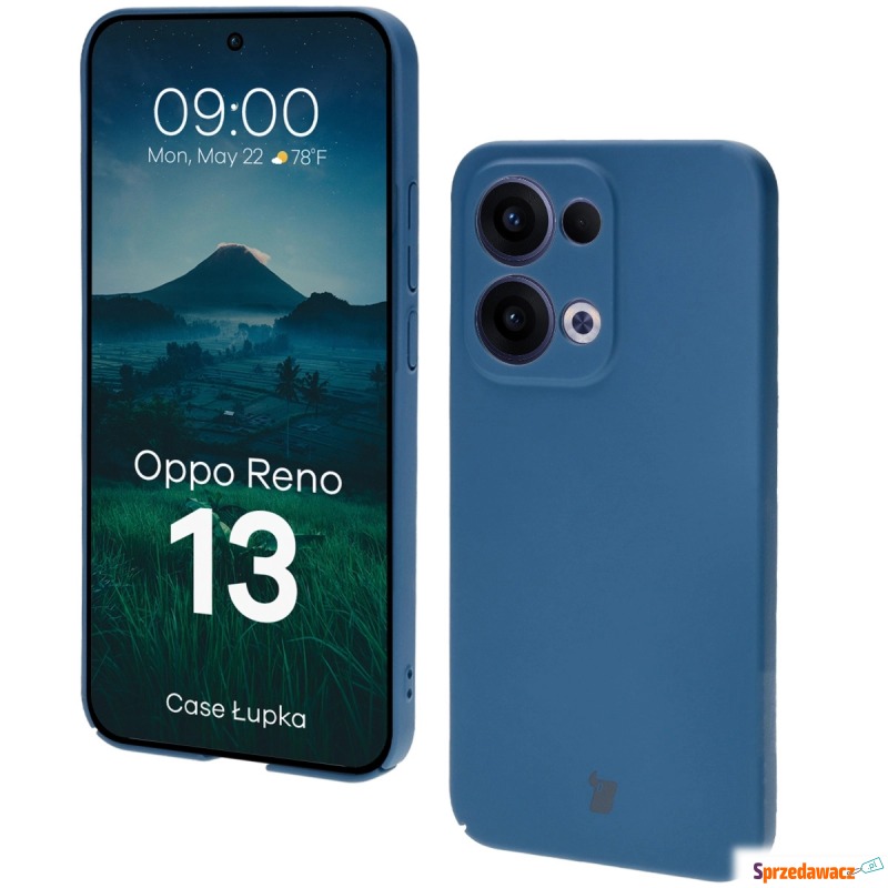 Etui Bizon Case Łupka do Oppo Reno13, niebieskie - Etui na smartfony - Pabianice