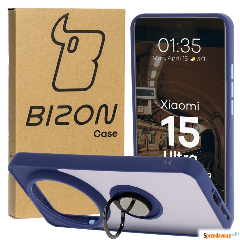 Etui z uchwytem na palec Bizon Case Hybrid Ring... - Etui na smartfony - Suwałki