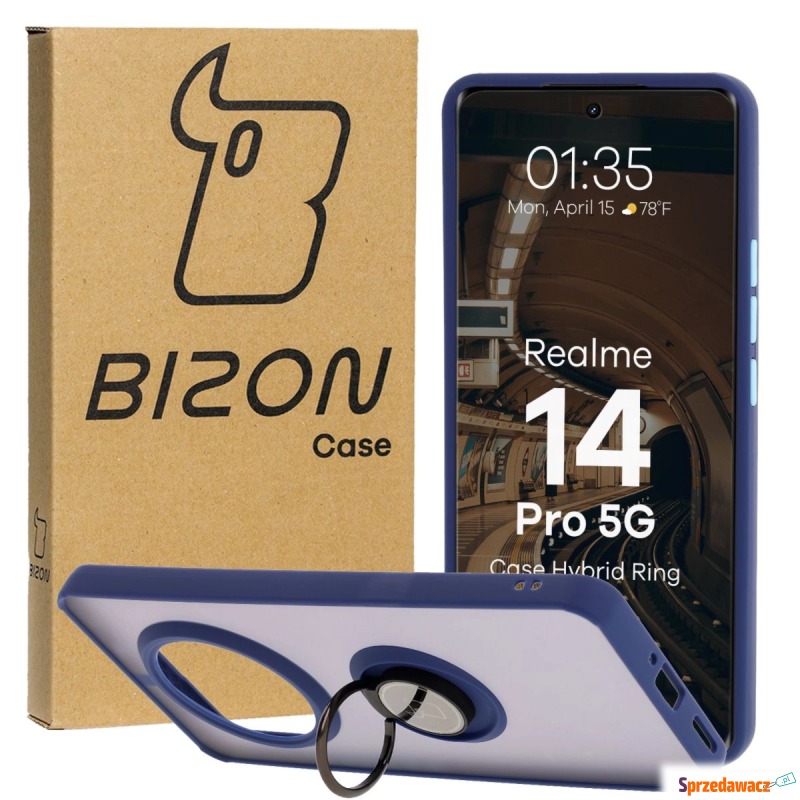Etui z uchwytem na palec Bizon Case Hybrid Ring... - Etui na smartfony - Kętrzyn