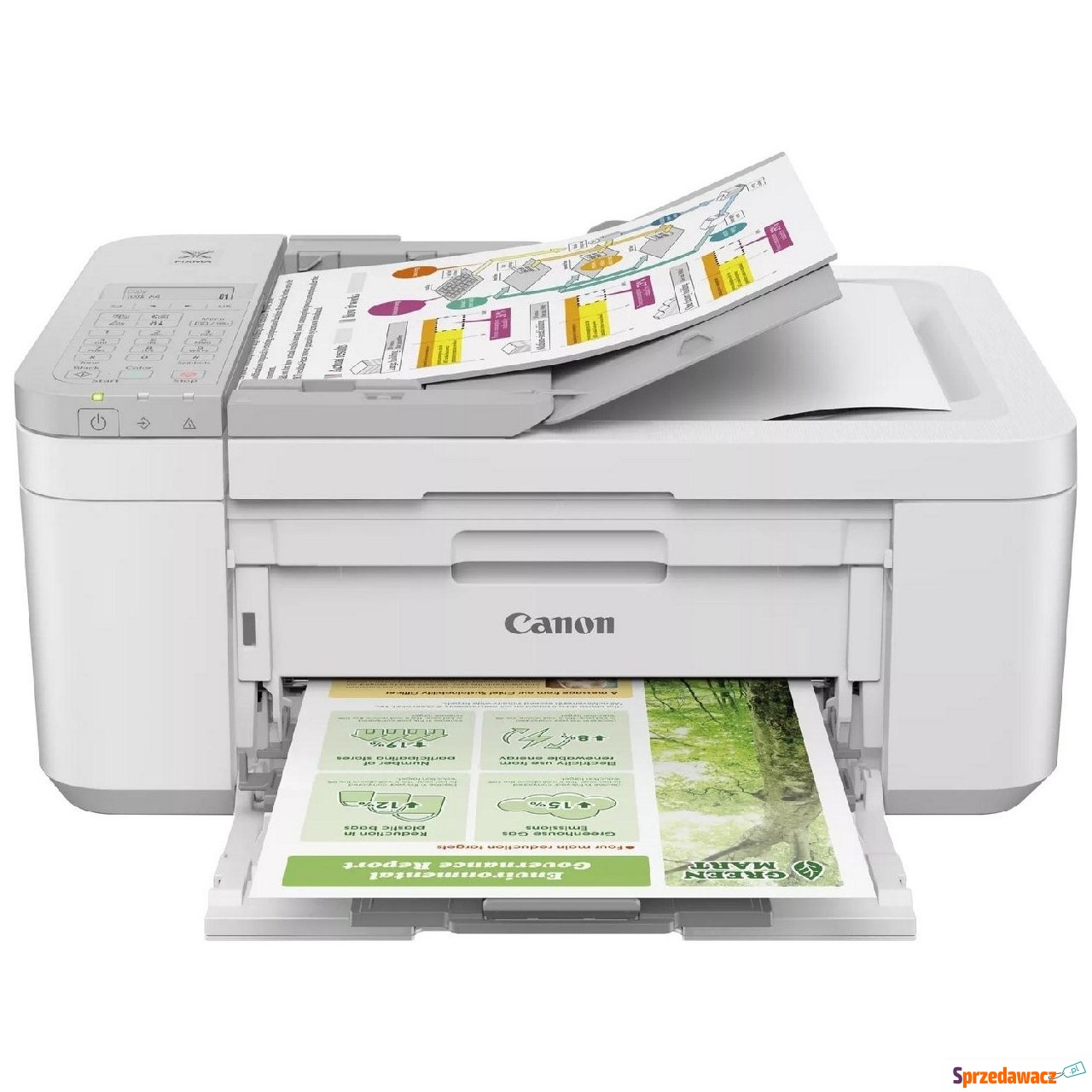 Kolorowa Canon PIXMA TR4756i biała