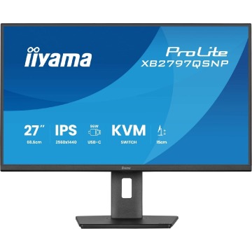 iiyama ProLite XB2797QSNP-B1 - 75Hz | QHD | IPS | 27'' | USB-C PD 96W | KVM | LAN