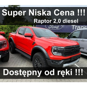Ford Ranger Raptor - Raptor 2,0 diesel 210KM Roleta elektr Super Niska Cena 2951zł