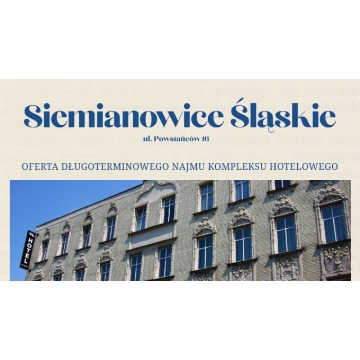 Działający obiekt hotelowy pod wynajem - Śląsk | Siemianowice Śląskie