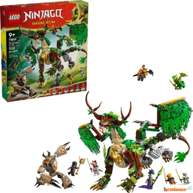 Klocki konstrukcyjne LEGO Ninjago 71859 Smok życia - Klocki - Katowice