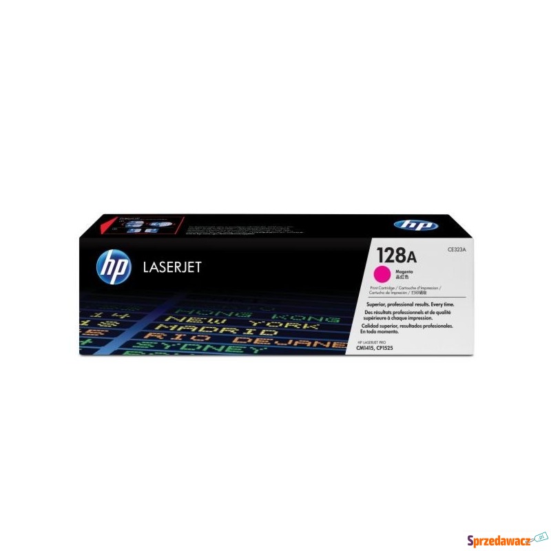 Oryginalny czerwony toner HP 128A CE323A - Tusze, tonery - Kielce