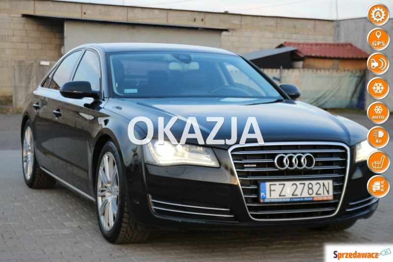 Audi A8  Sedan/Limuzyna 2010,  4.2 benzyna, automat - Na sprzedaż za 49 277 zł - Nysa