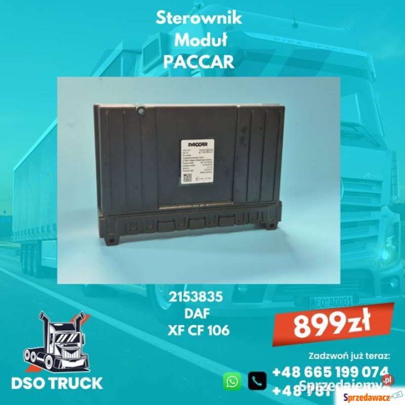 paccar sterownik moduł vecu daf xf xf 106 - Pozostałe części - Zawichost