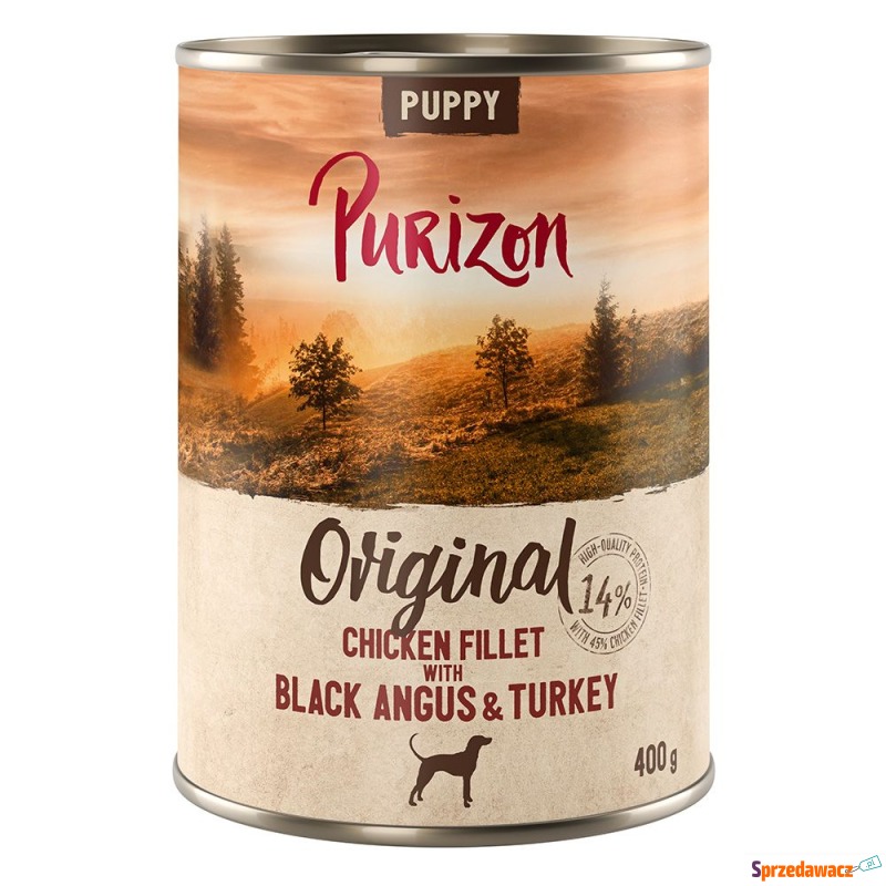Karmy Purizon w opakowaniach p...