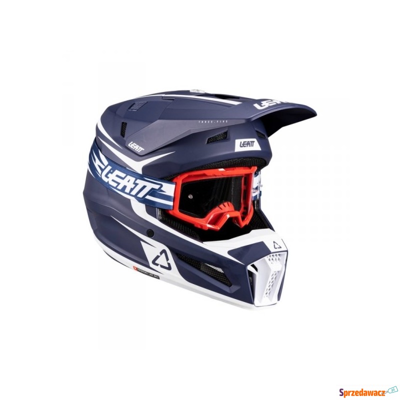 Kask motocyklowy z goglami Leatt...