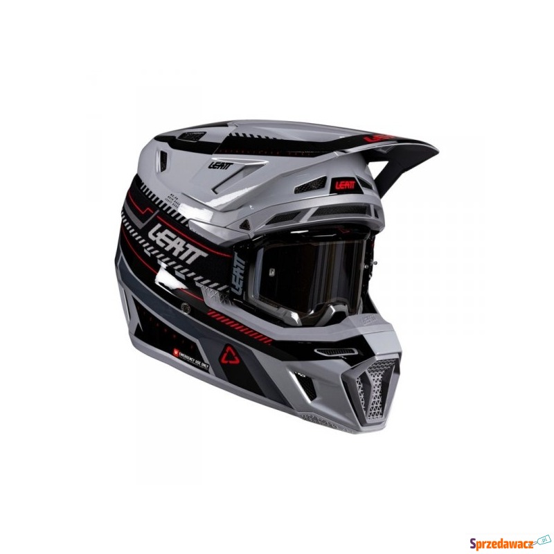 Kask motocyklowy z goglami Leatt...