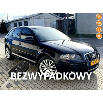 Audi A3 - 2006r. 2.0 diesel 140km QUATTRO 4x4 CLIMATRONIC/ALUSY OPŁACONY Zamiana