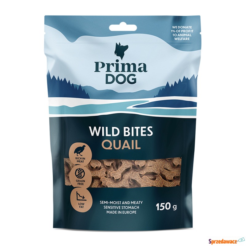 PrimaDog Wild Bites Soft Snack - Przepiórka i... - Przysmaki dla psów - Gdańsk