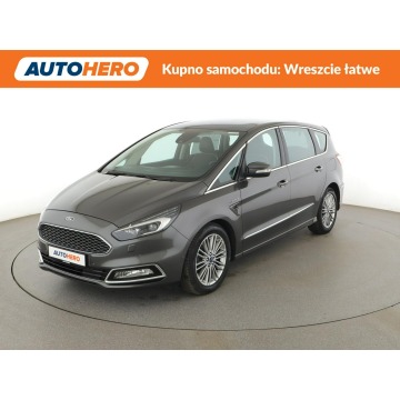 Ford S-Max - 2.0BiTurbo Automat Vignale Panorama Navi Akt.Tempomat Grzana Skóra LED