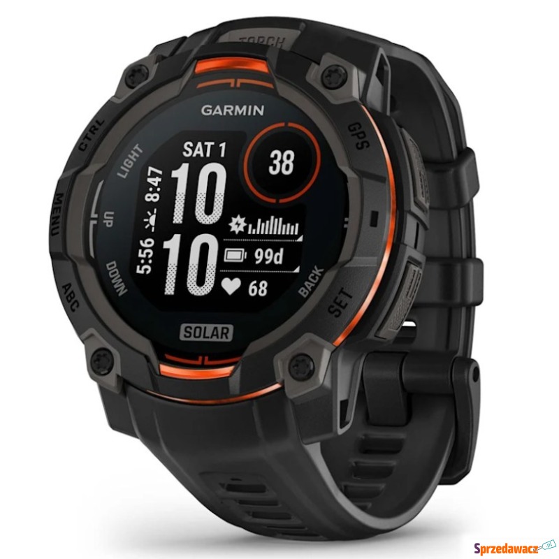 Garmin Instinct 3 Solar 45mm czarny - Sportowe - Zielona Góra