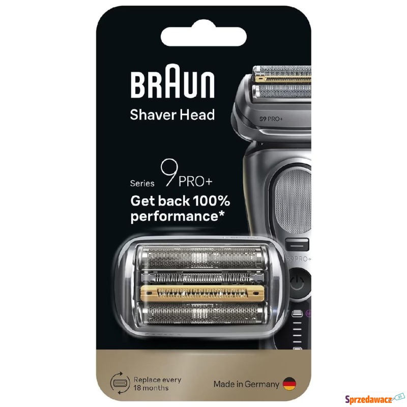 Głowice golące Braun Series 9 Pro+ 96M srebrny - Depilacja, golenie,... - Płock