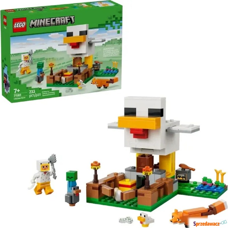 Klocki konstrukcyjne LEGO Minecraft 21585 Farma... - Klocki - Wrocław