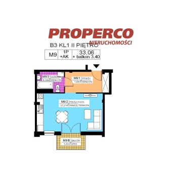 Mieszkanie dwupokojowe Kielce,   32 m2, drugie piętro - Sprzedam - zdjęcie 5