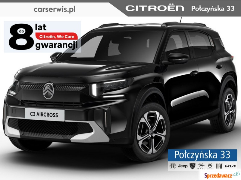 Citroen C3 Aircross  Hatchback 2025,  1.2 hybryda, automat - Na sprzedaż za 98 990 zł - Warszawa