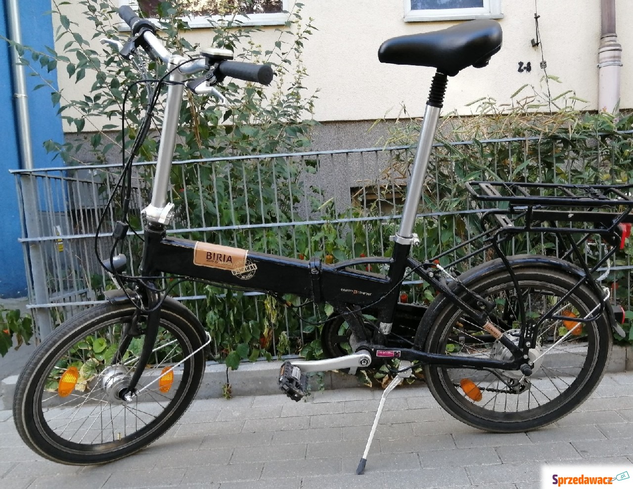 Rower elektryczny składak.