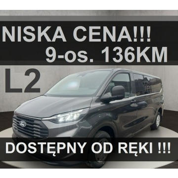Ford Transit Custom - Trend 136KM Kamera Full Led Ciemne Szyby Fotel AGR 1939 zł
