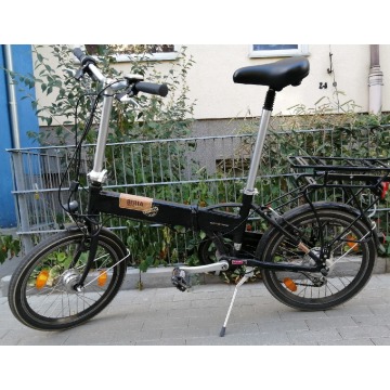 Rower elektryczny składak.