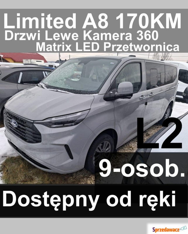 Ford Transit Custom  Minivan/Van 2025,  2.0 diesel - Na sprzedaż za 190 939 zł - Szczecinek