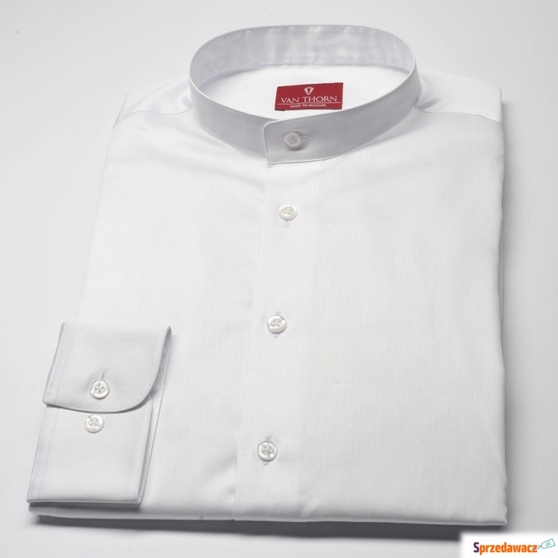 Elegancka biała koszula męska VAN THORN Slim Fit... - Koszule męskie - Kołobrzeg
