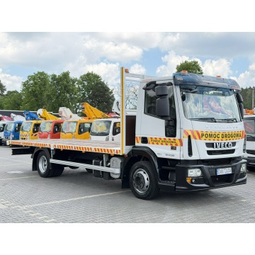 Iveco EUROCARGO ML 120E22 Laweta Platforma Pomoc Drogowa - Skrzynia Ładowność: 6145kg Najazd Mały pr