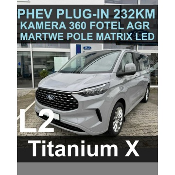 Ford Tourneo Custom - Plug-in PHEV 232KM Titanium X Elektryczne Drzwi AGR  Matrix Led