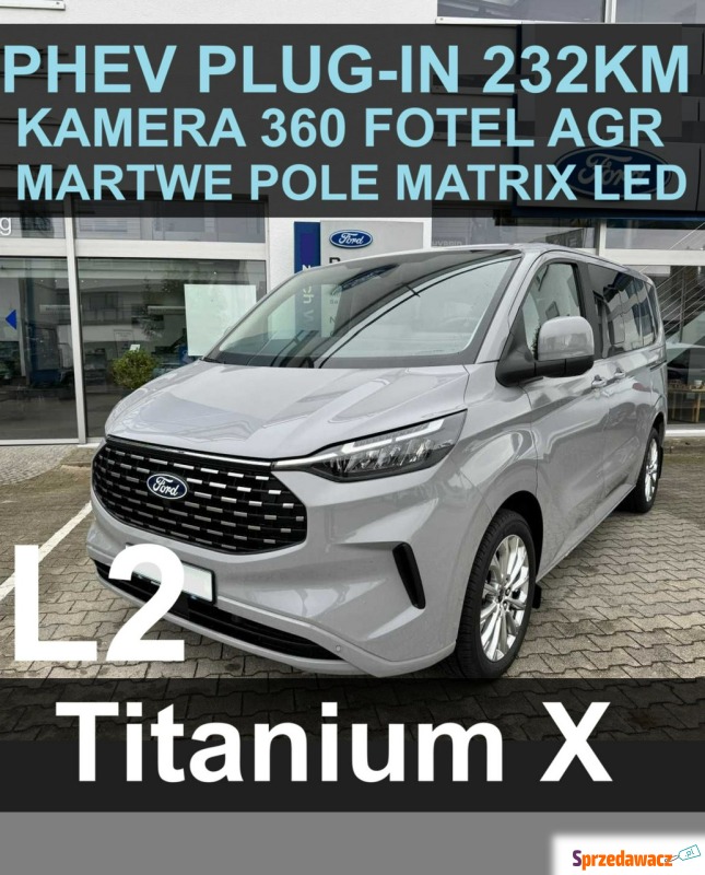 Ford Tourneo Custom  Minivan/Van 2026,  2.5 hybryda, automat - Na sprzedaż za 250 305 zł - Szczecinek