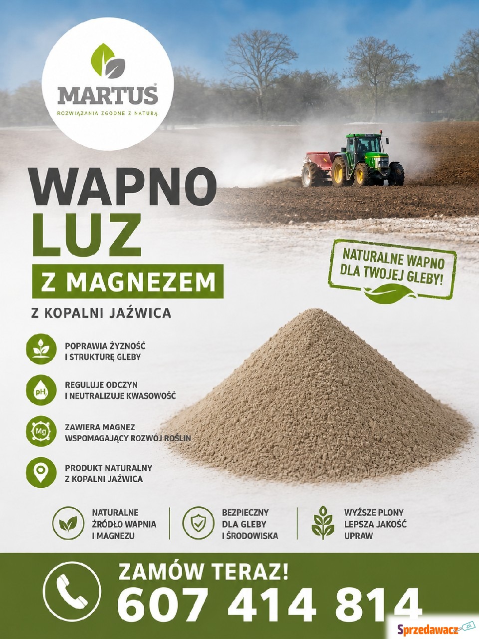 Wapno węglanowe z magnezem z K...
