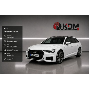 Audi A6 Avant quattro 3.0 TDI 286 KM | S line | Matrix LED | Kamery360