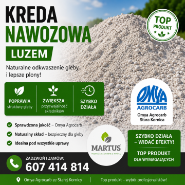 Kreda rozdrobniona Omya Agrocarb 90M-KR luzem