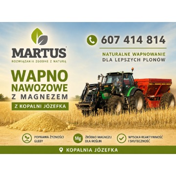 Wapno nawozowe z magnezem z Kopalni Józefka