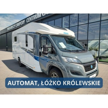 Knaus LIVE WAVE 700 MX z łóżkiem królewskim - Półintegra z łóżkiem królewskim i przestrzenną łazienk