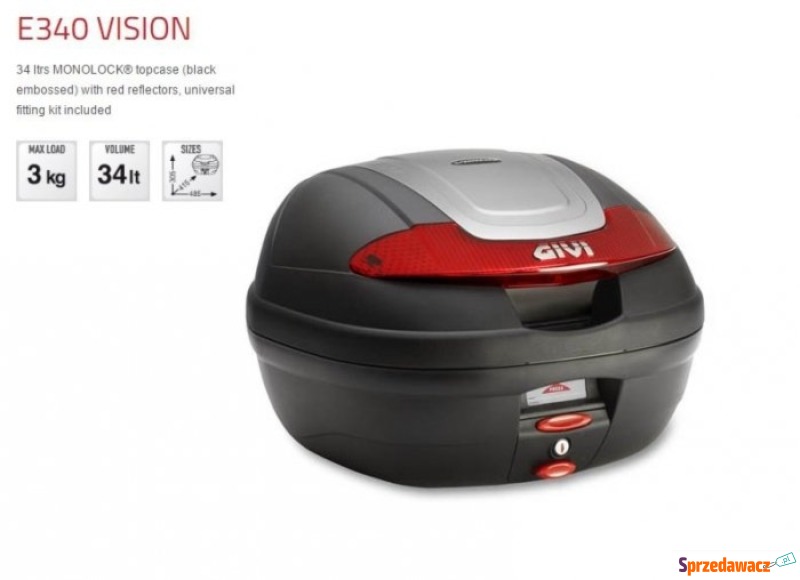 Givi E340 Vision - Kufer Monolock...