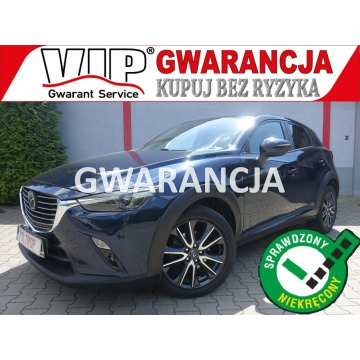 Mazda CX-3 - 1,5D FullLed Navi Alu Klimatronik Półskóra Opłacony VIP Gwarancja