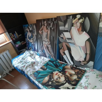 Sprzedam obraz - Tamara Łempicka - różne - Obrazy - Warszawa - zdjęcie 4