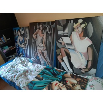 Sprzedam obraz - Tamara Łempicka - różne - Obrazy - Warszawa - zdjęcie 3