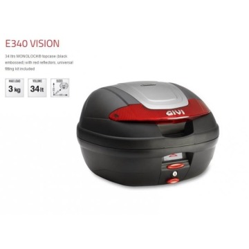 Givi E340 Vision - Kufer Monolock 34 litry
