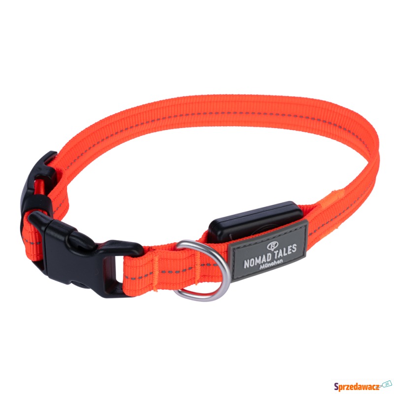 Nomad Tales Spirit USB LED nylonowa obroża, p... - Smycze i obroże - Białystok