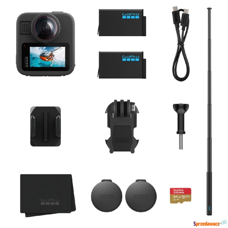 GoPro MAX2 Accessory Hard Bundle - Kamery sportowe - Łomża