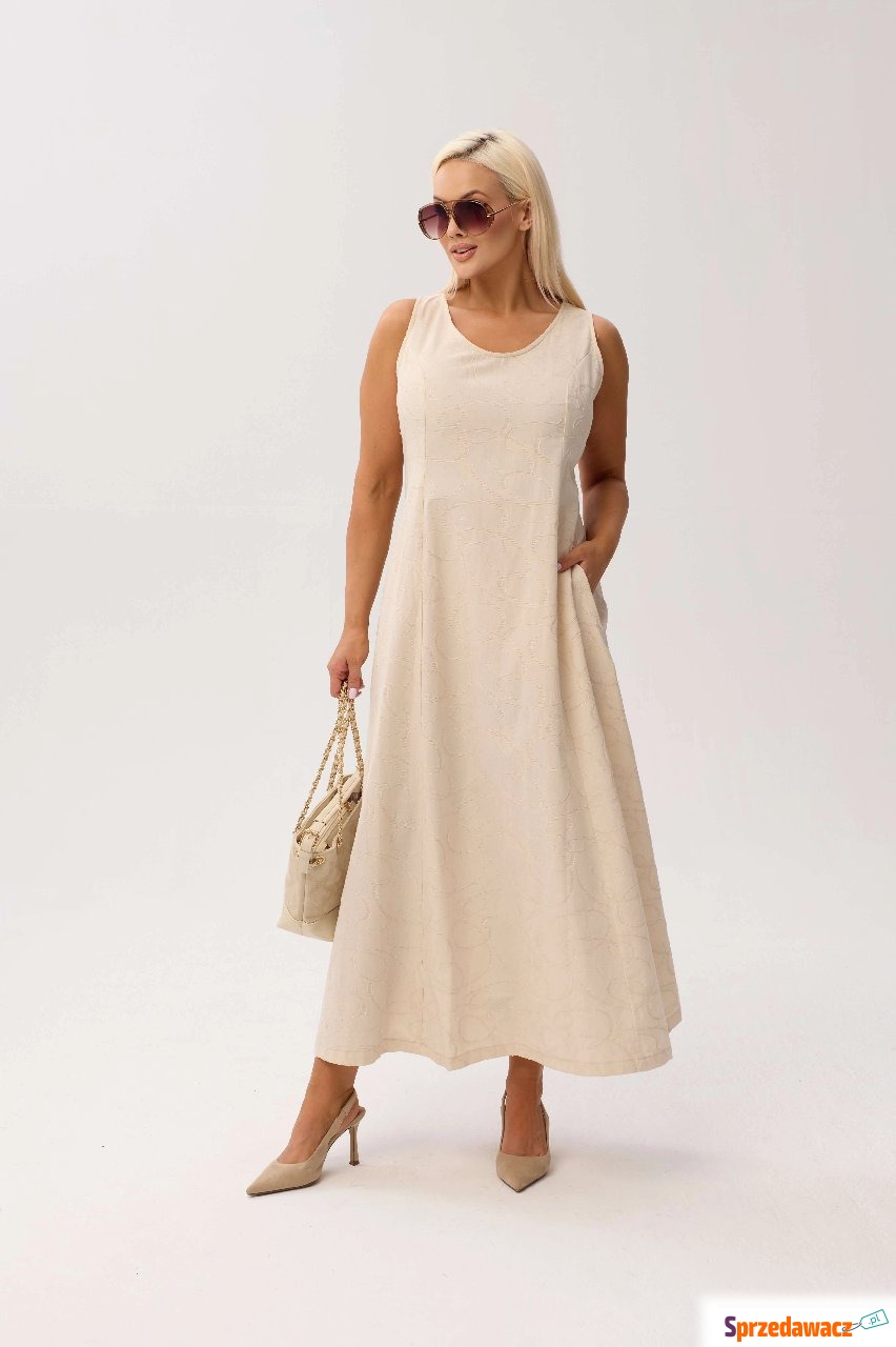 Elegancka sukienka Sevilla Beige...