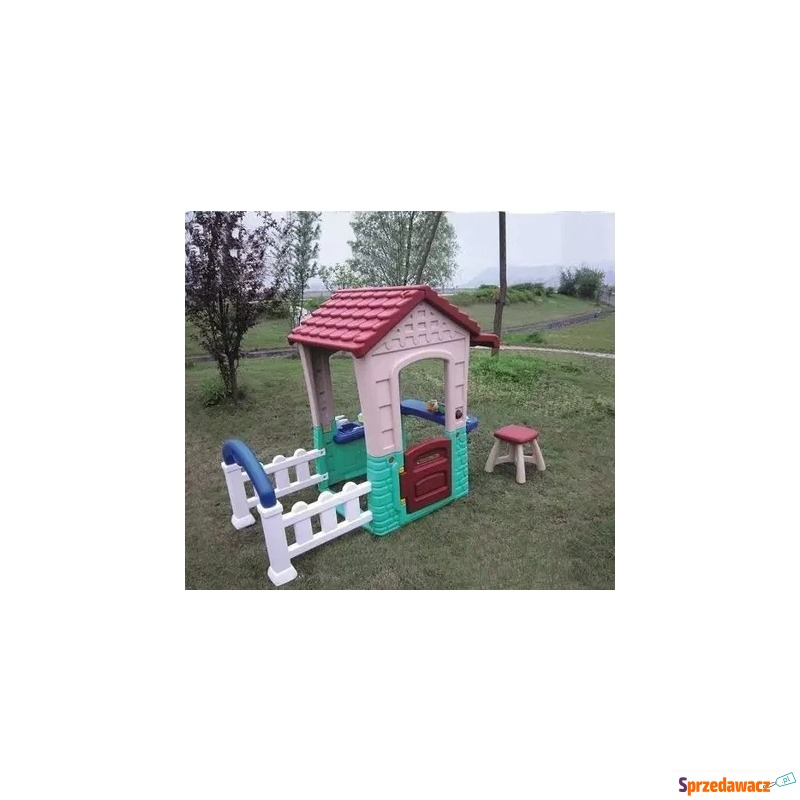 Domek z płotkiem dla dzieci. - Zabawki ogrodowe i plażowe - Świdnica