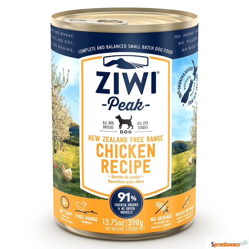ZiwiPeak, 6 x 390 g  - Kurczak - Karmy dla psów - Warszawa