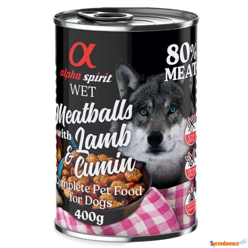 alpha spirit Dog Meatballs, 6 x...