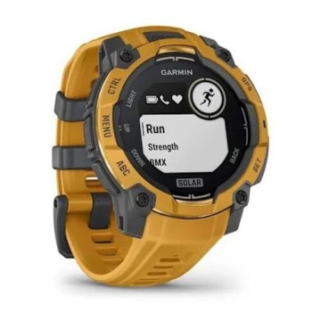 Garmin Instinct 3 Solar 45mm Sunburst z paskiem w kolorze Sunburst / Grey