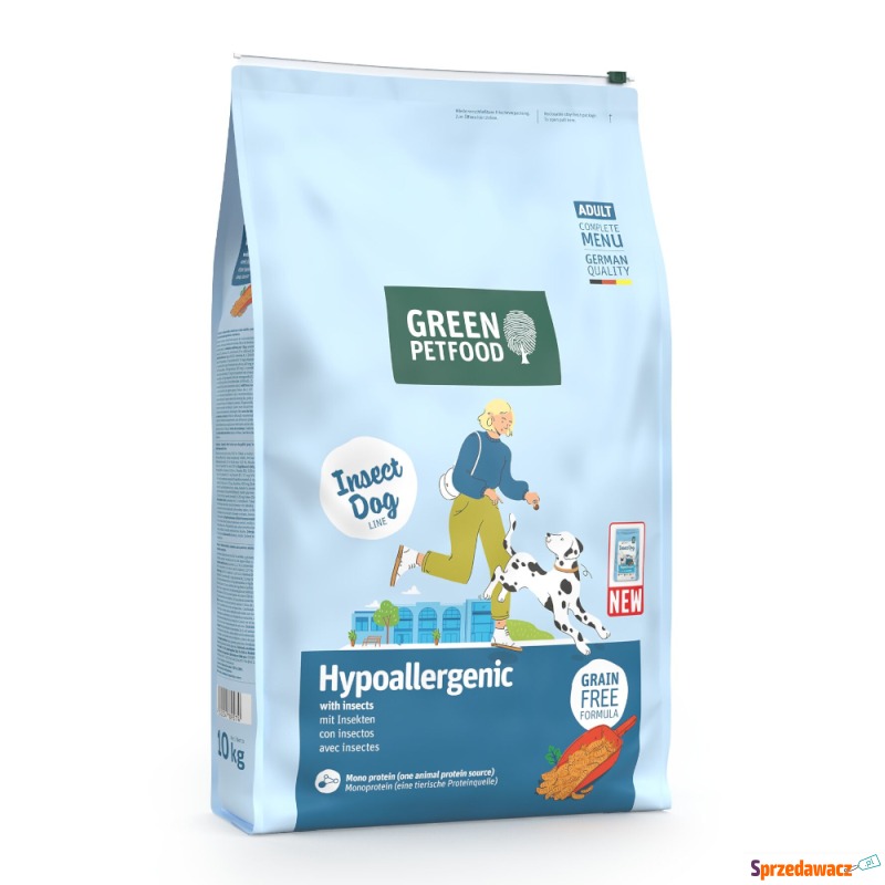 Green Petfood Hypoallergenic, z owadami - 10 kg - Karmy dla psów - Bytom